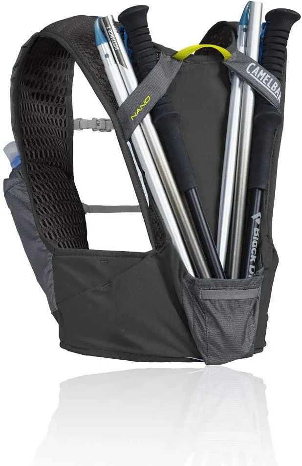 CamelBak Nano Running Hydration Vest - Running Accessories - 3D Micro Mesh - Dual Adjustable Sternum Straps - Secure Phone Pocket - Fuel and Gear Storage - 34 Ounce