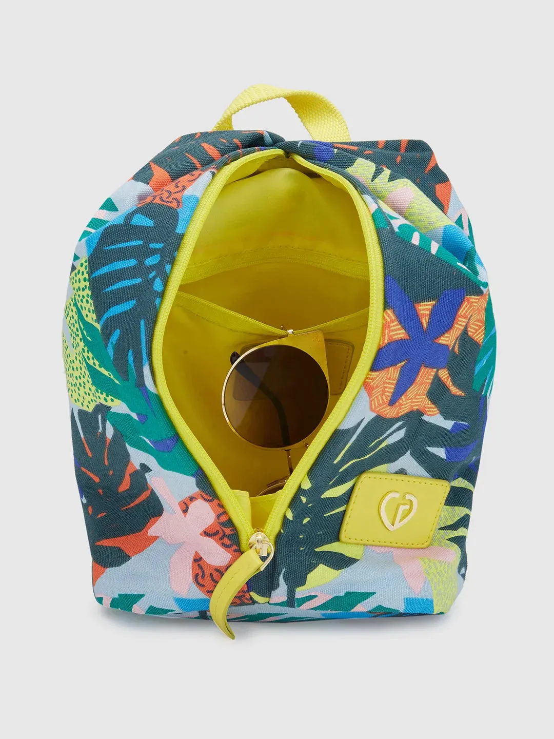 Caprese Octavia Small Blue Grey Backpack