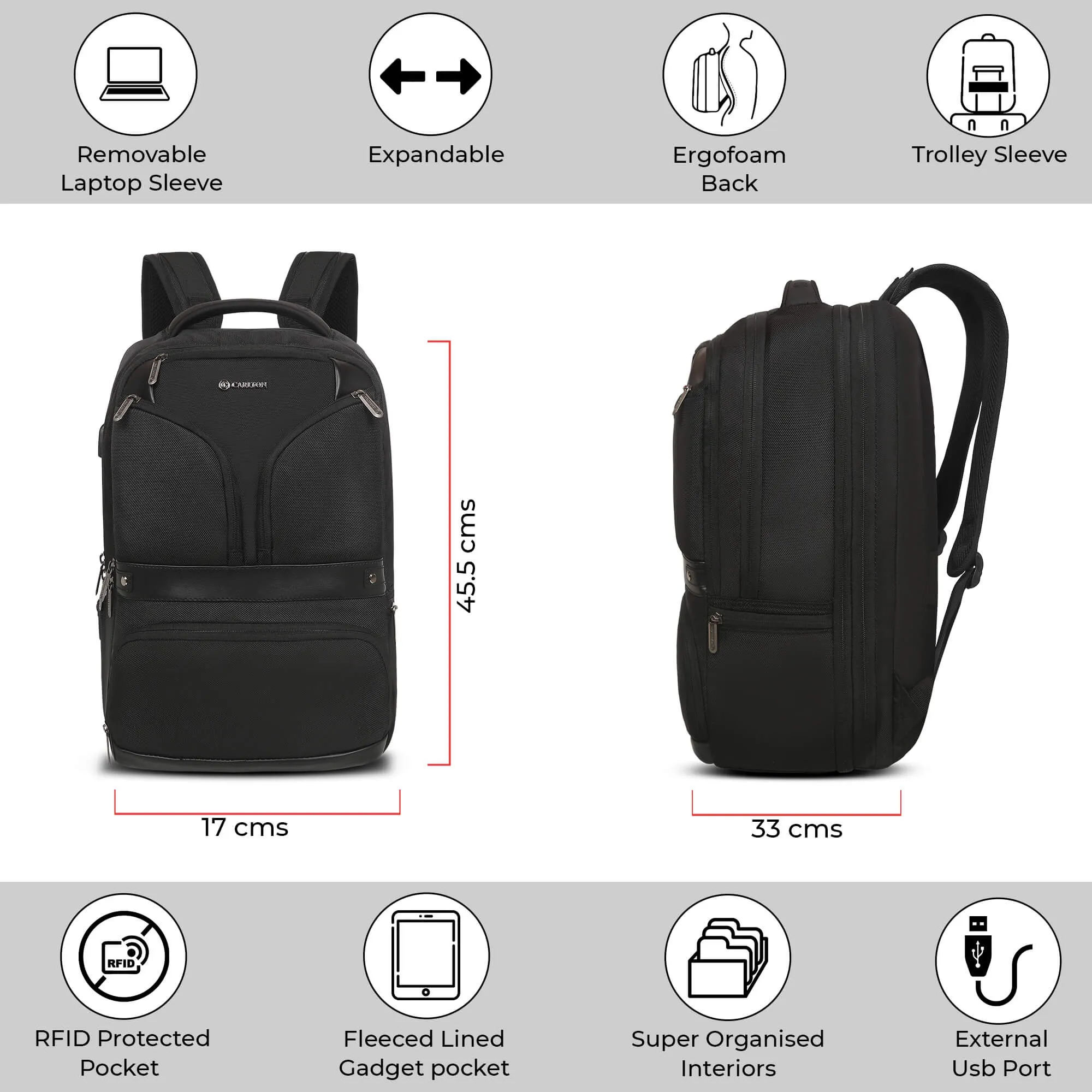Carlton Hampshire Laptop backpack