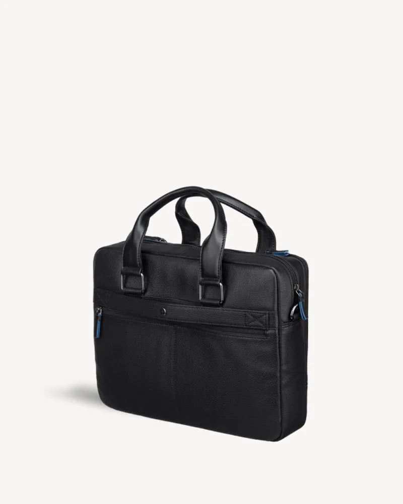 Carter Multi-pocket Laptop Bag - Black