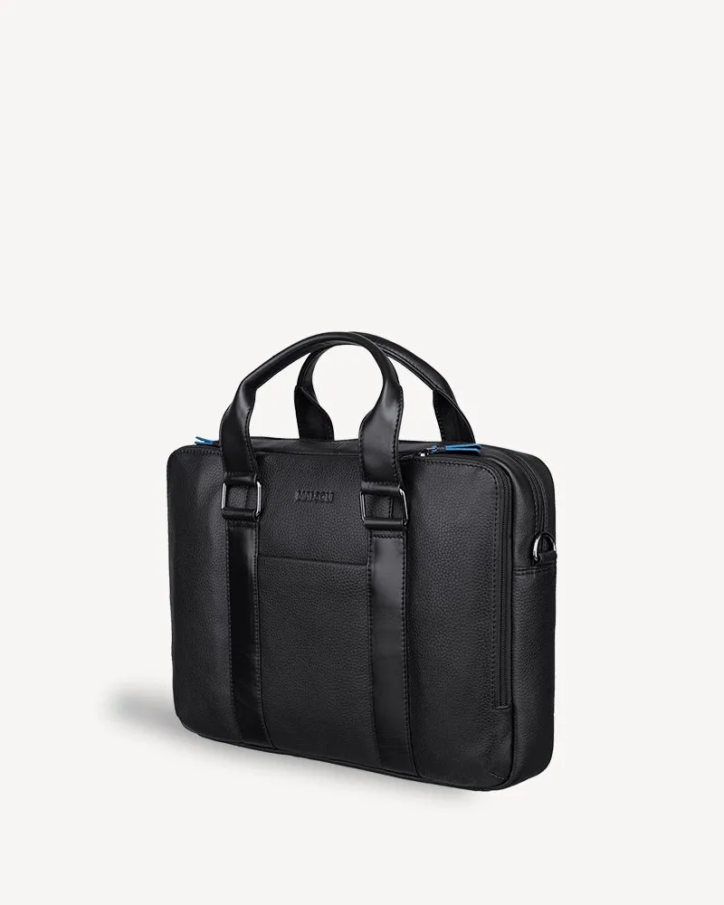 Carter Multi-pocket Laptop Bag - Black