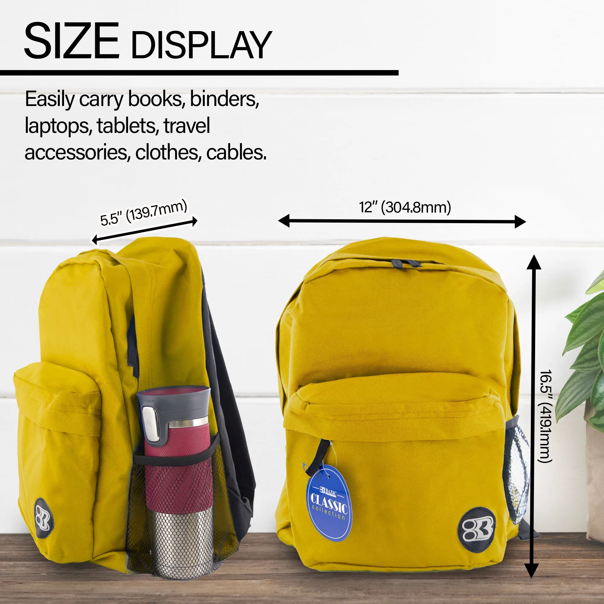 Classic 17" Backpack Mustard