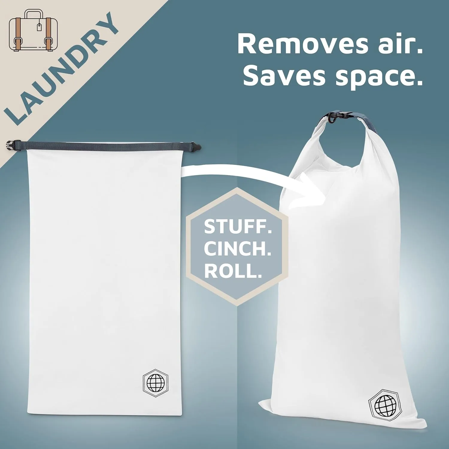 Compression Packing Cubes for Travel - Luggage and Backpack Organizer Packaging Cubes for Clothes by TRIPPED Travel Gear