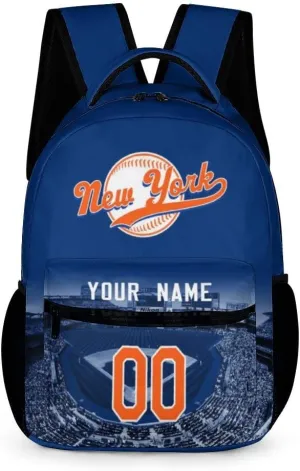 Custom Baseball Backpacks City Team Court Schoolbags Personalized Name Number Travel Camp Children Bag Fans Gift