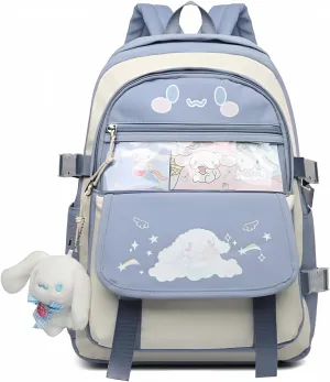 Cute Backpack for Women Men, Ita Bag Kawaii Backpack Durable Grunge Y2K Daypack Shoulder Bag Bookbag Casual Backpacks