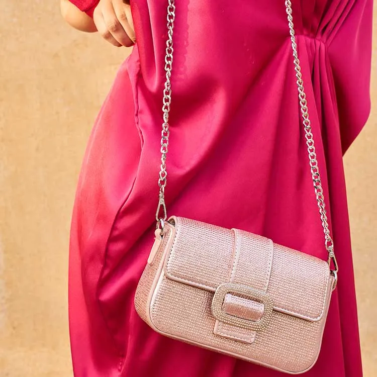 Dazzle By Sarah - Ziya (Pink) Cross Body Bags