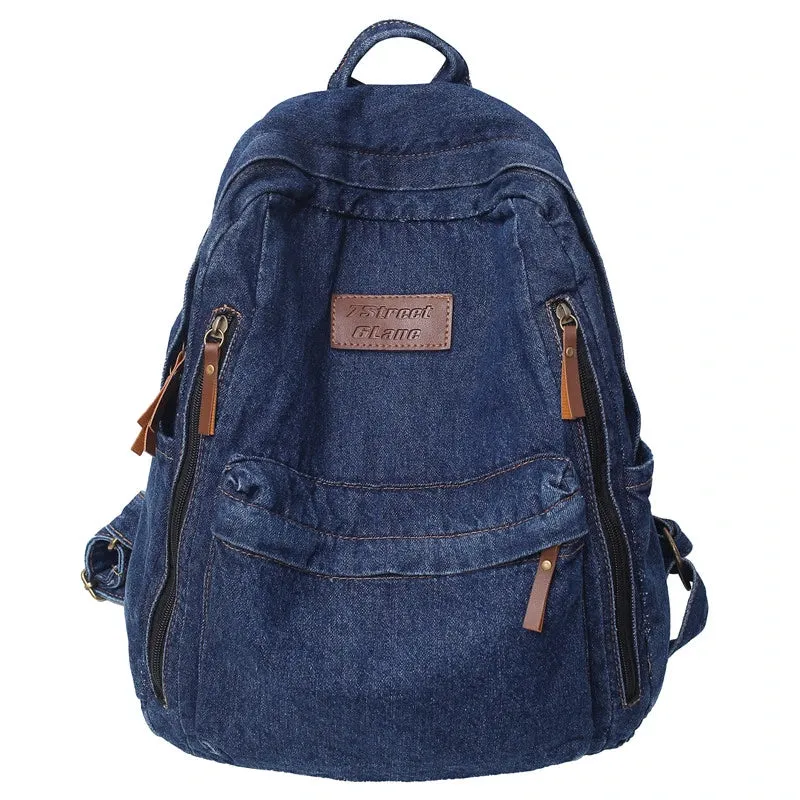Denim Backpack
