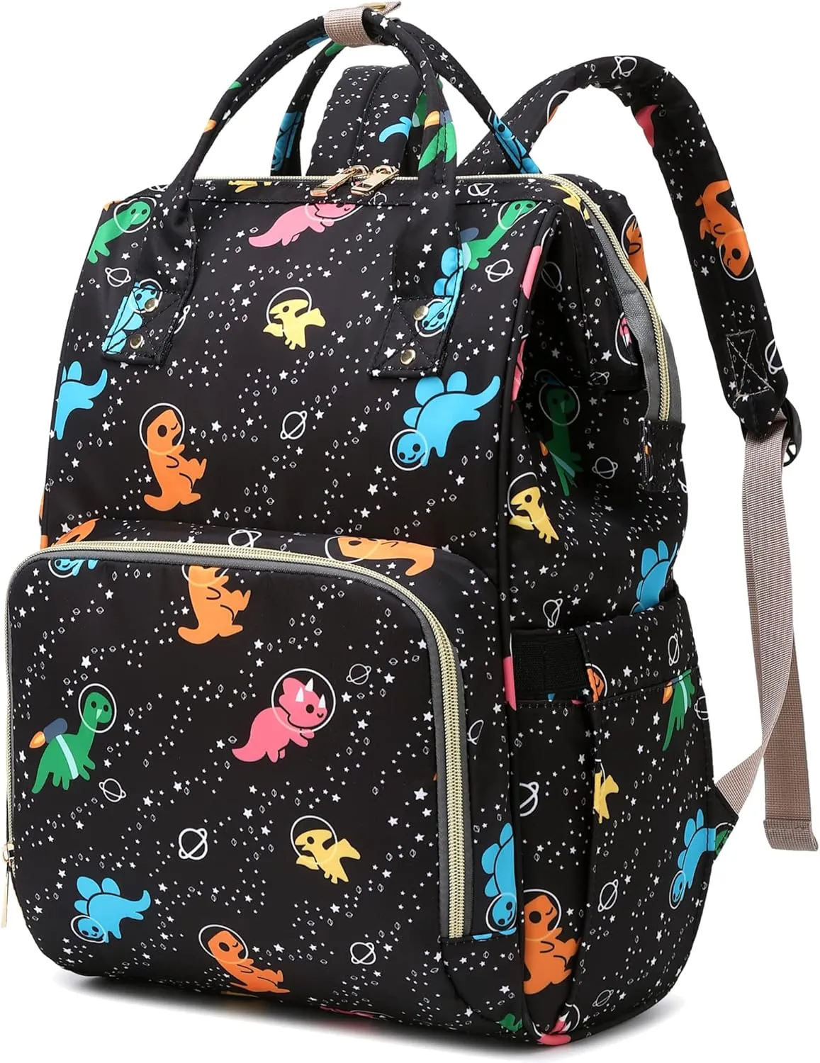 Dinosaur Women Laptop Backpack, College School Backpack Bookbag 15.6 Inch Computer Backpacks for Work Business Travel