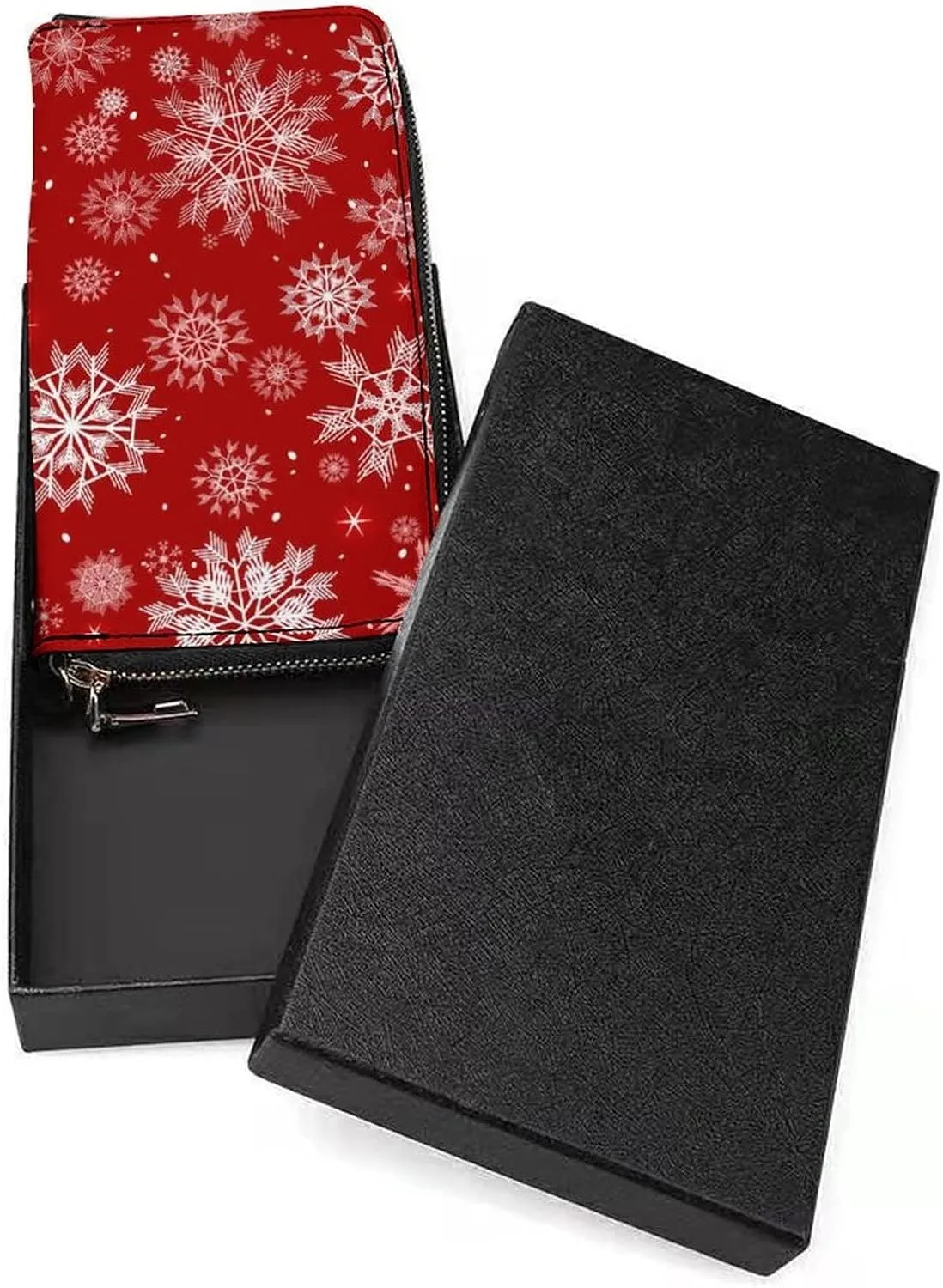 Donnapink Long Clutch Wallet, Long Handbag with Wristlet Strap, PU Leather Zip Purse