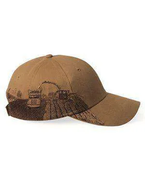 Dri Duck Harvest Scene Twill Cap - 3351