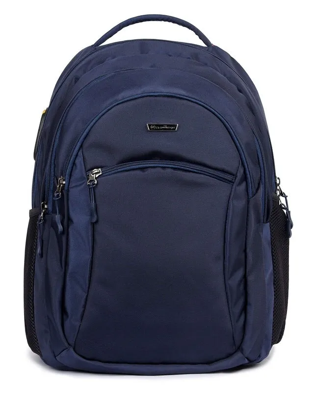 Durable Water Resistant Laptop Backpack - 15.6 Inch Capacity | Navy | Ideal for Travel & School