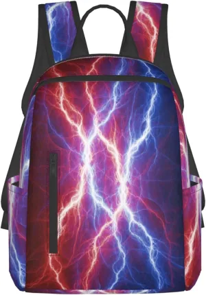 Electrical Lightnings Backpacks 15 Inch Laptop Backpack Multipurpose Double Shoulder Bag for Men Women Gifts
