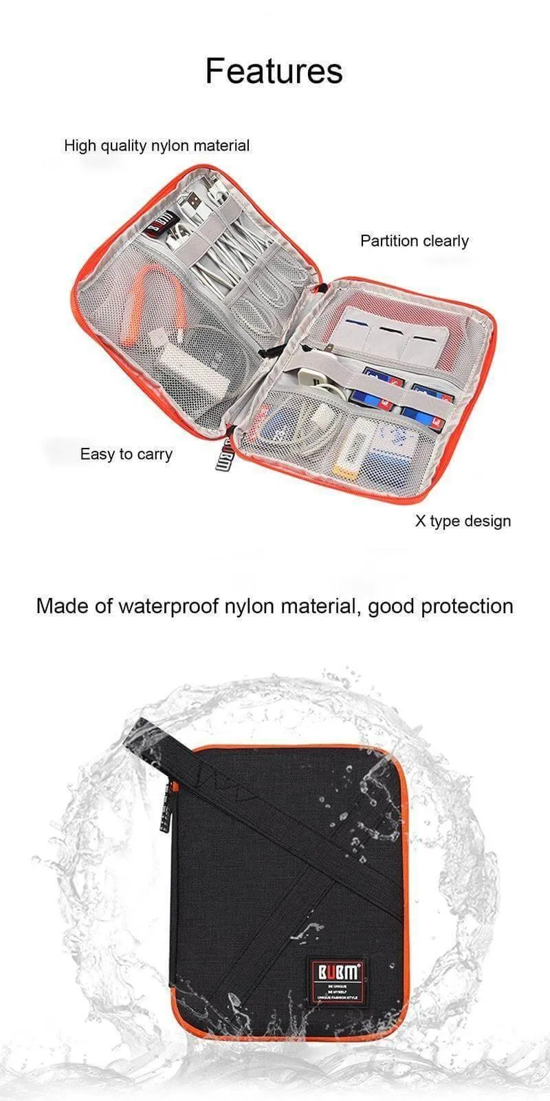 Electronic Travel Organizer Case - Smart Storage Solution