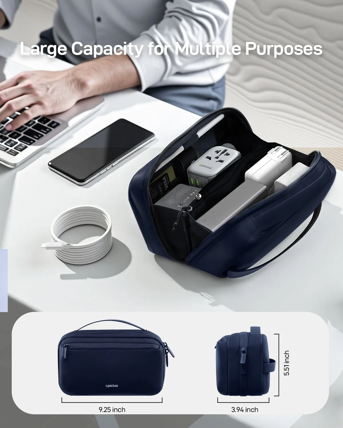 Electronics Organizer Travel Case