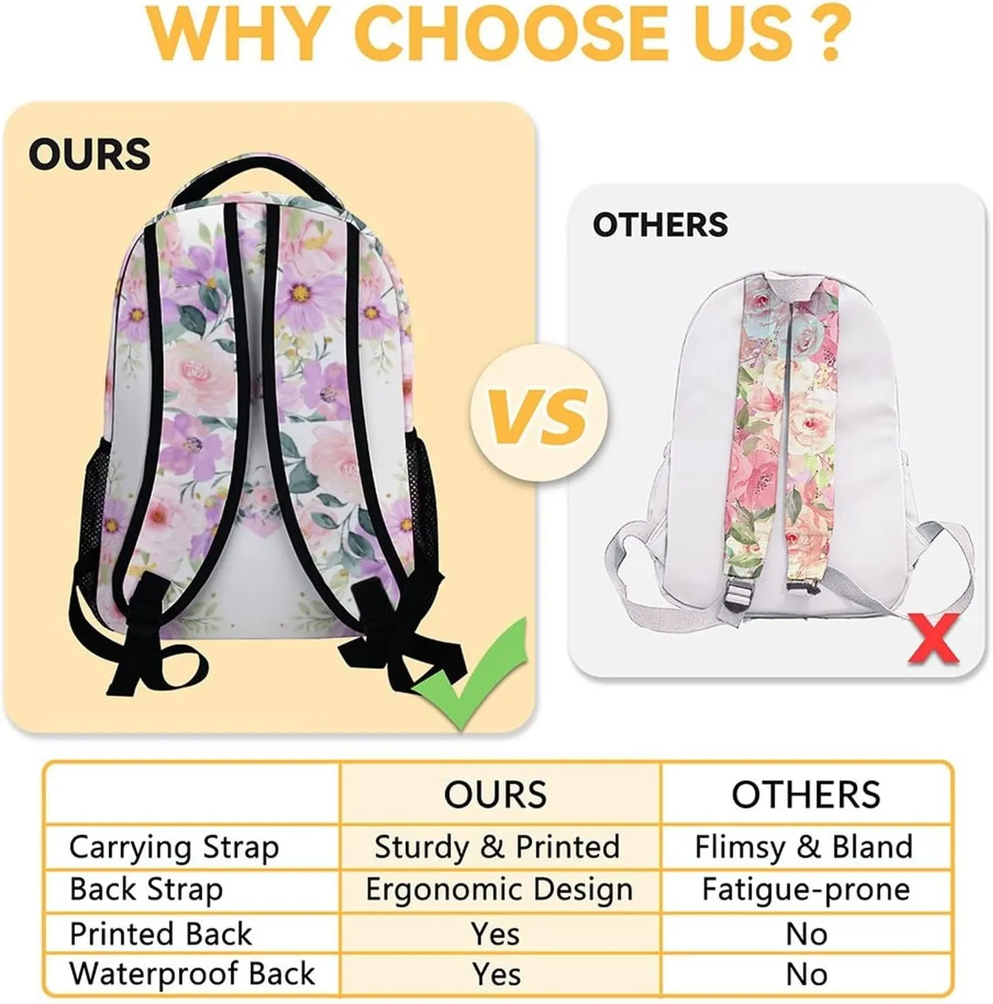 Elephant Backpack with Lunch Box Set for Girls - 3 in 1 Primary Middle School Backpacks Matching Combo - Large Capacity, Durable, Lightweight, Purple Bookbag and Pencil Case Bundle