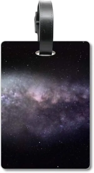 Elliptical Cosmic Nebula Universe Pattern Suitcase Bag Tag Luggage Card Hanging Scutcheon Label