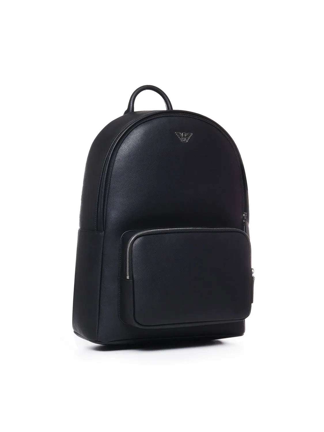 Emporio Armani Black Saffiano ryggsäck