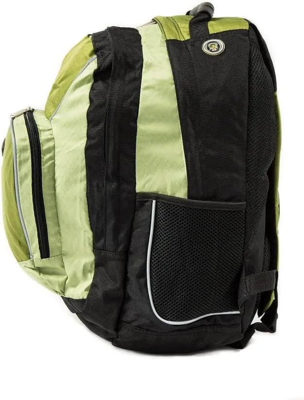 Everest Xtreme Multi-Compartment Backpack, Desert Green/Dark Greaan/Black, One Size