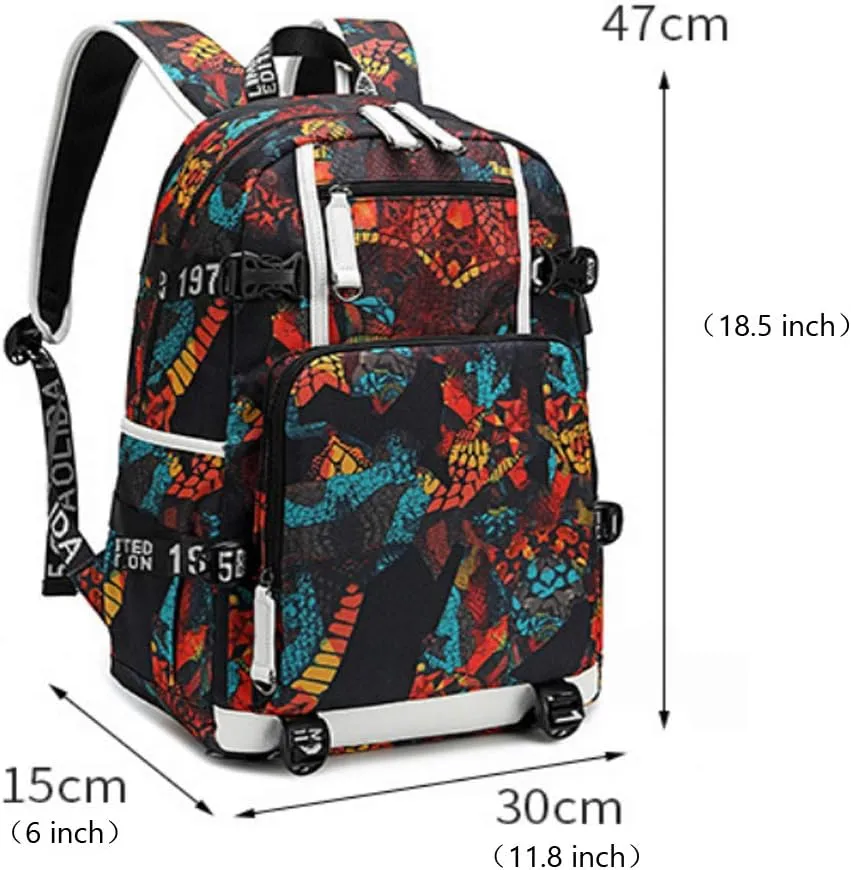 FANwenfeng Basketball Player 11 Luminous Backpack Travel Daypacks Fans Bag (Style 3)