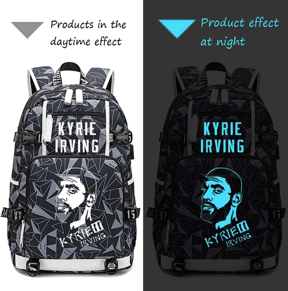 FANwenfeng Basketball Player 11 Luminous Backpack Travel Daypacks Fans Bag (Style 3)