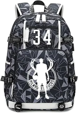 FANwenfeng Basketball Player GA34 Luminous Backpack Travel Backpack Fans Bag (Style 5)