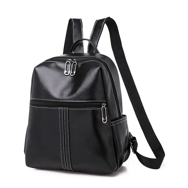Fashion-forward Fashion Backpack Qualit Women Unique leather Soft High pu