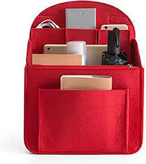 Felt Backpack Organiser Mini Backpack Organizer Insert Small Bag Divider for Rucksack Purse Lightweight Nylon Shoulder Bag Organizer Insert Color-A S