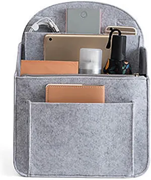 Felt Backpack Organiser Mini Backpack Organizer Insert Small Bag Divider for Rucksack Purse Lightweight Nylon Shoulder Bag Organizer Insert Color-C S