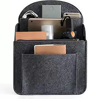 Felt Backpack Organiser Mini Backpack Organizer Insert Small Bag Divider for Rucksack Purse Lightweight Nylon Shoulder Bag Organizer Insert Color-D S