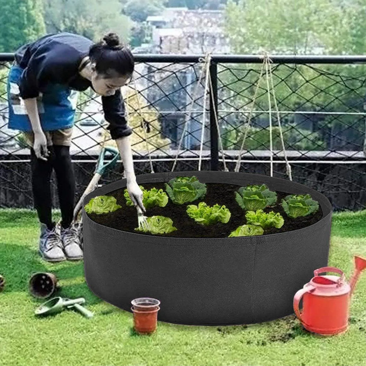 Felt Grow Bags Dynamic Gardening 5PCS