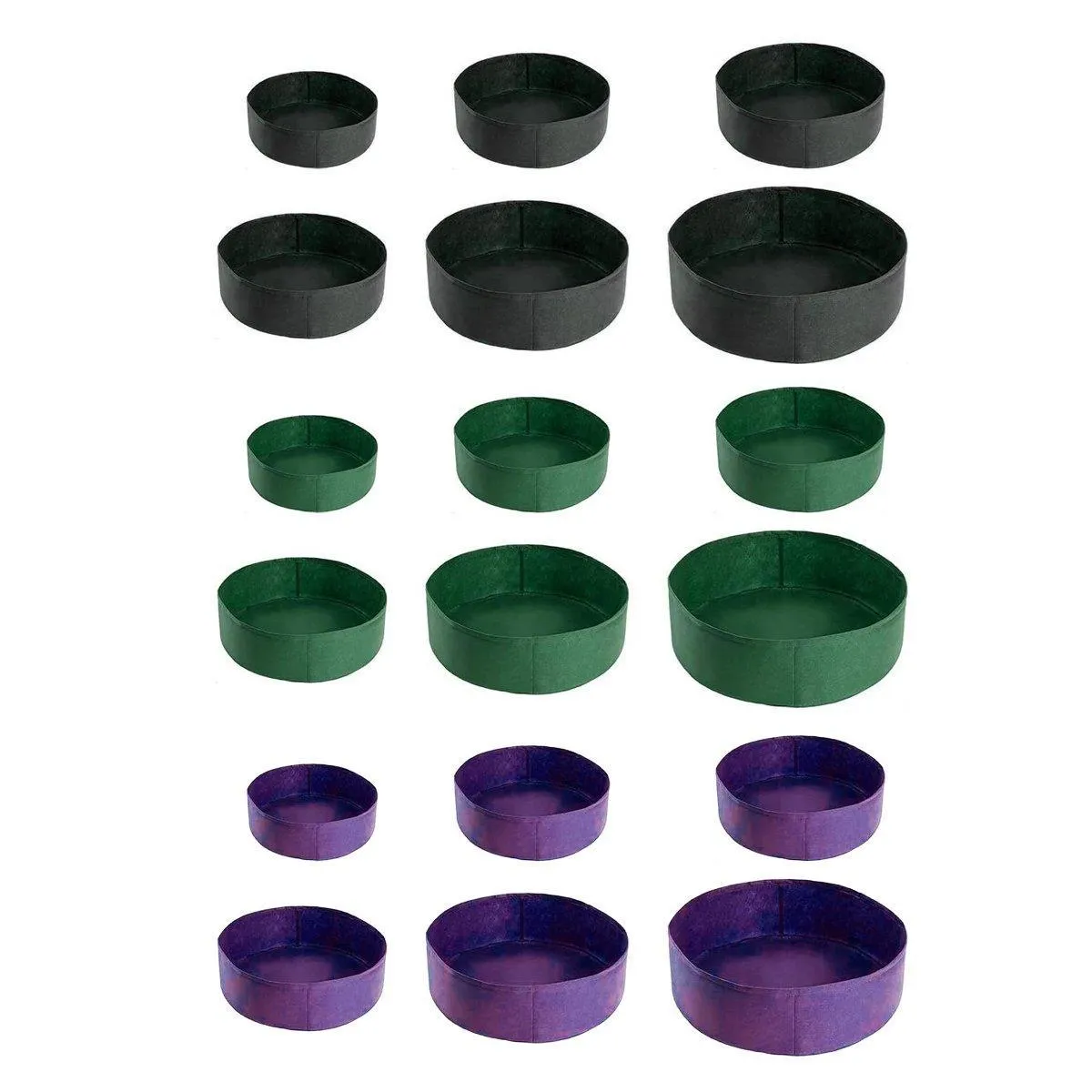 Felt Grow Bags Dynamic Gardening 5PCS