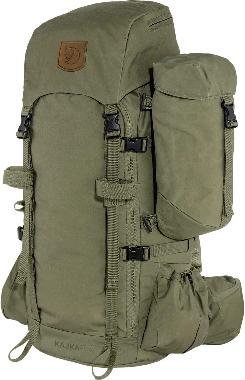 Fährlaven 23543 Kajka Side Pocket Backpack, Side Pocket, Khaki Dust