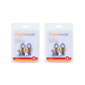 FlightMode Brass Key Travel Locks FM0017