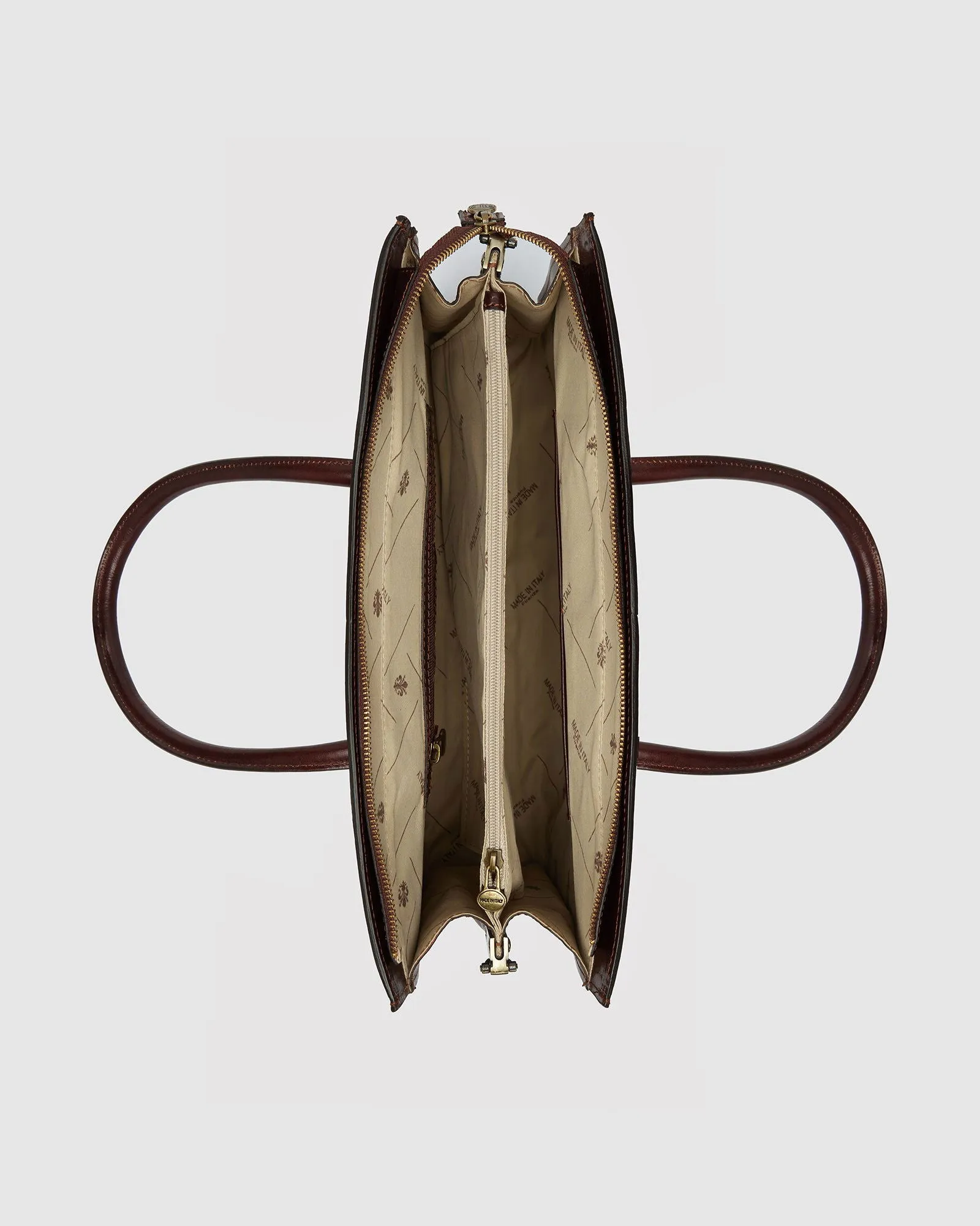 Florence Brown - Leather Woman Briefcase