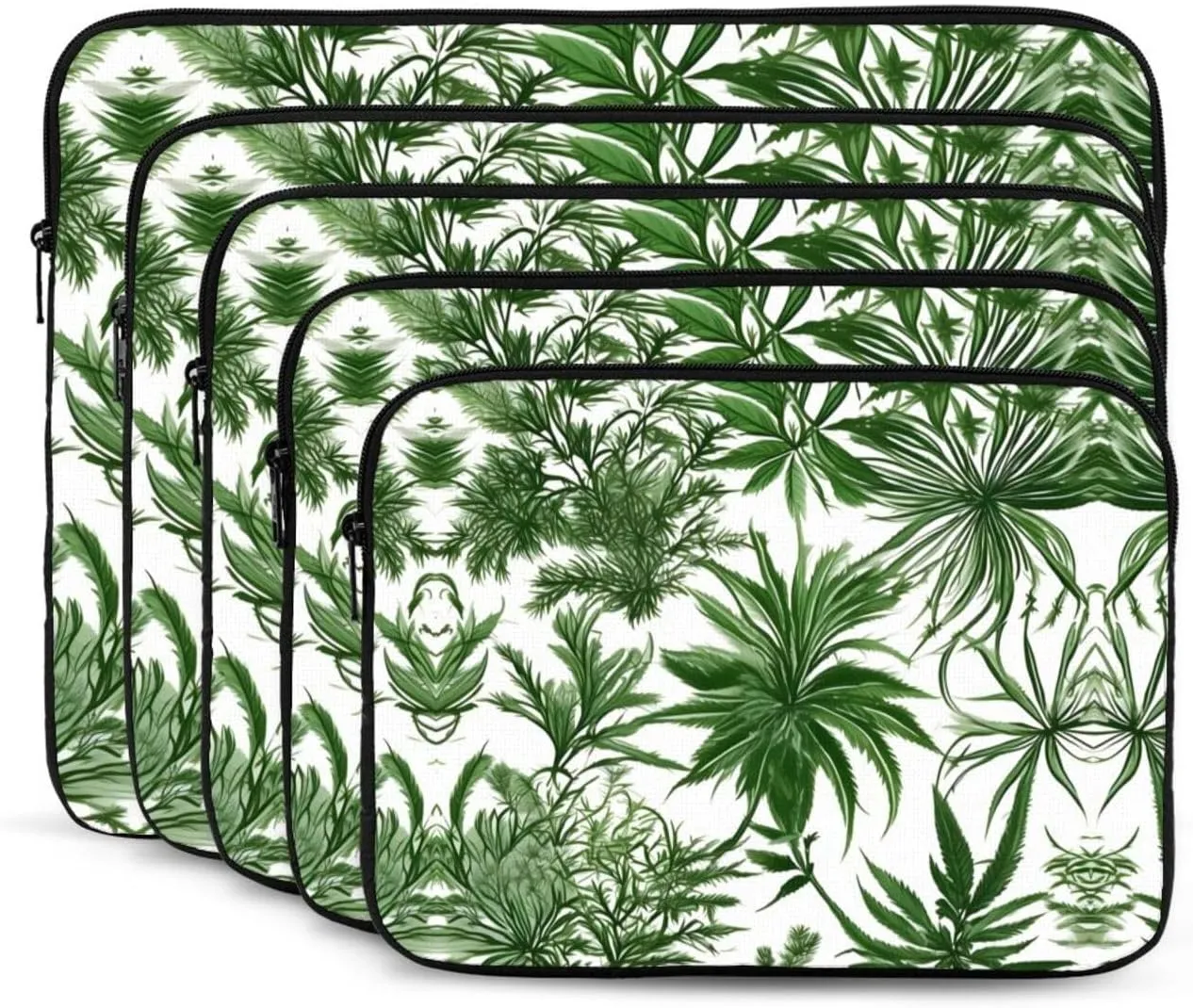 Flowering Herbs and Herbaceous Plants Laptop Bag Case Business Office Work Computer Bag for Conference Rooms Professional Settings