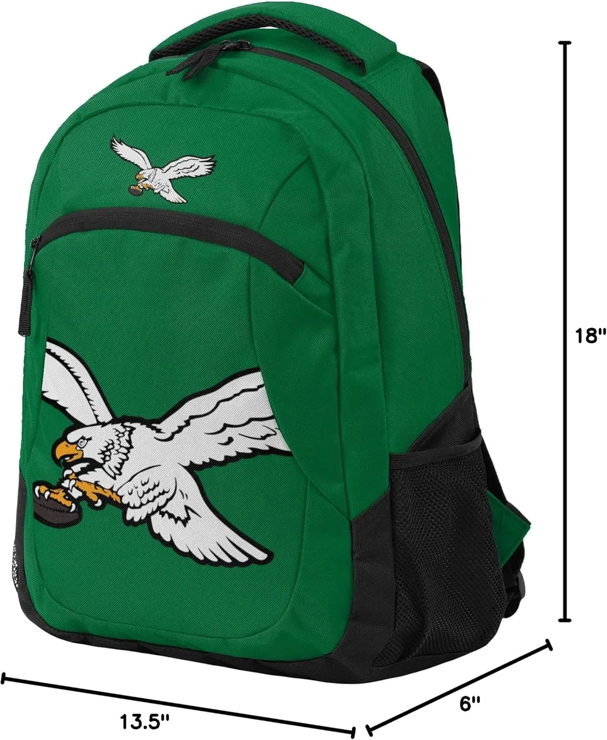 FOCO NFL Team Logo Retro Action Backpacks, One Size