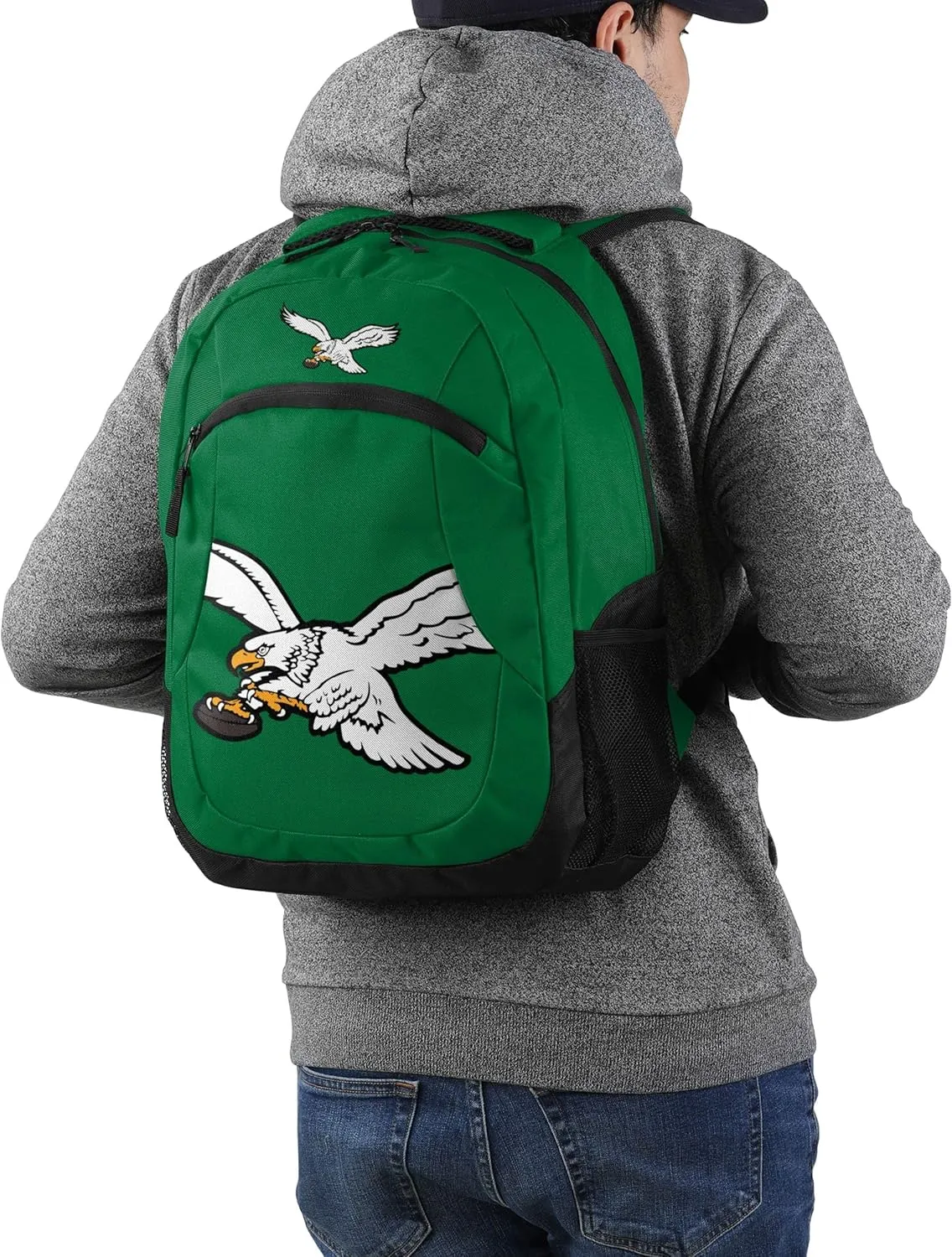 FOCO NFL Team Logo Retro Action Backpacks, One Size