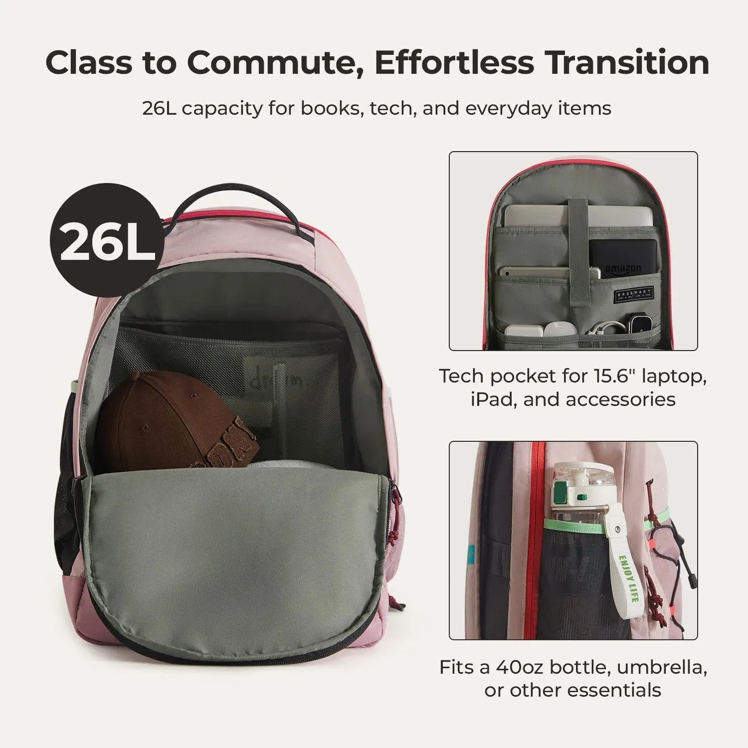 Focus 15.6" Laptop Backpack