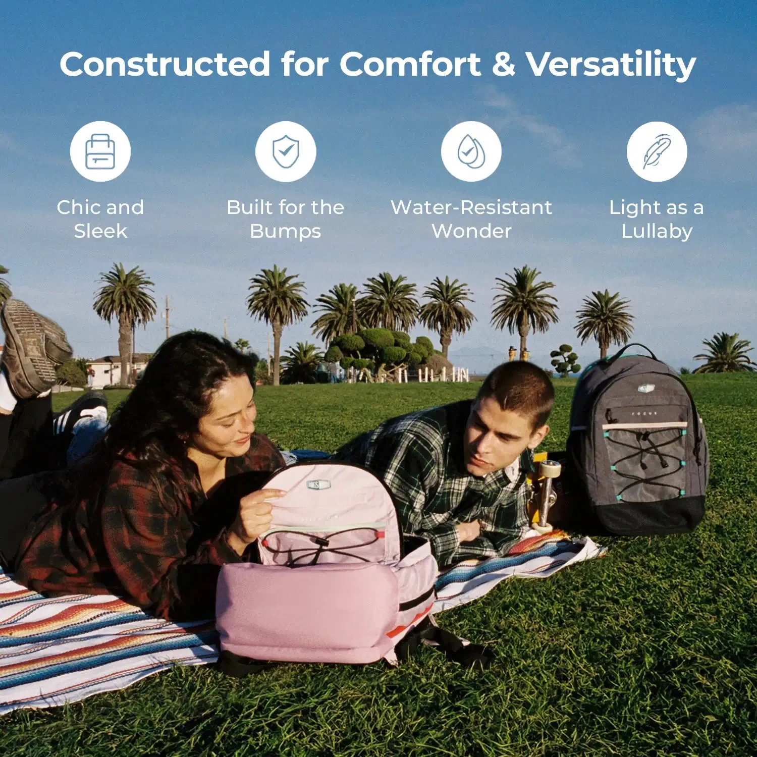 Focus 15.6" Laptop Backpack