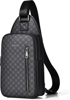 FSD. WG sling Backpack for Men Chest Bag Crossbody Shoulder Bags Travel Hiking Bag Purse for Men with Water Resistant