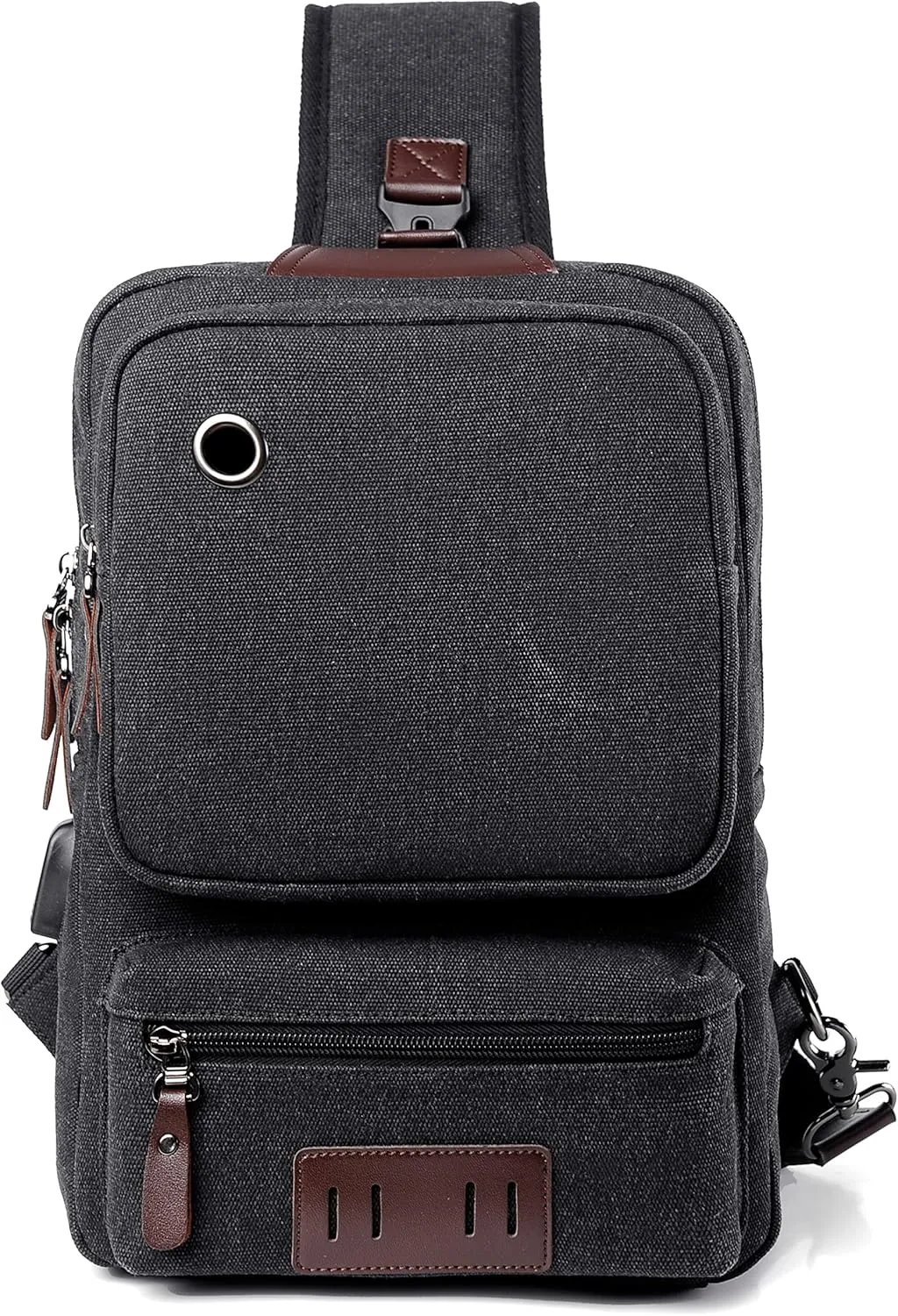 FSDWG Backpack Sling Crossbody Backpack Shoulder Bag for Men Large Capacity Wallet Cell Phone Bag
