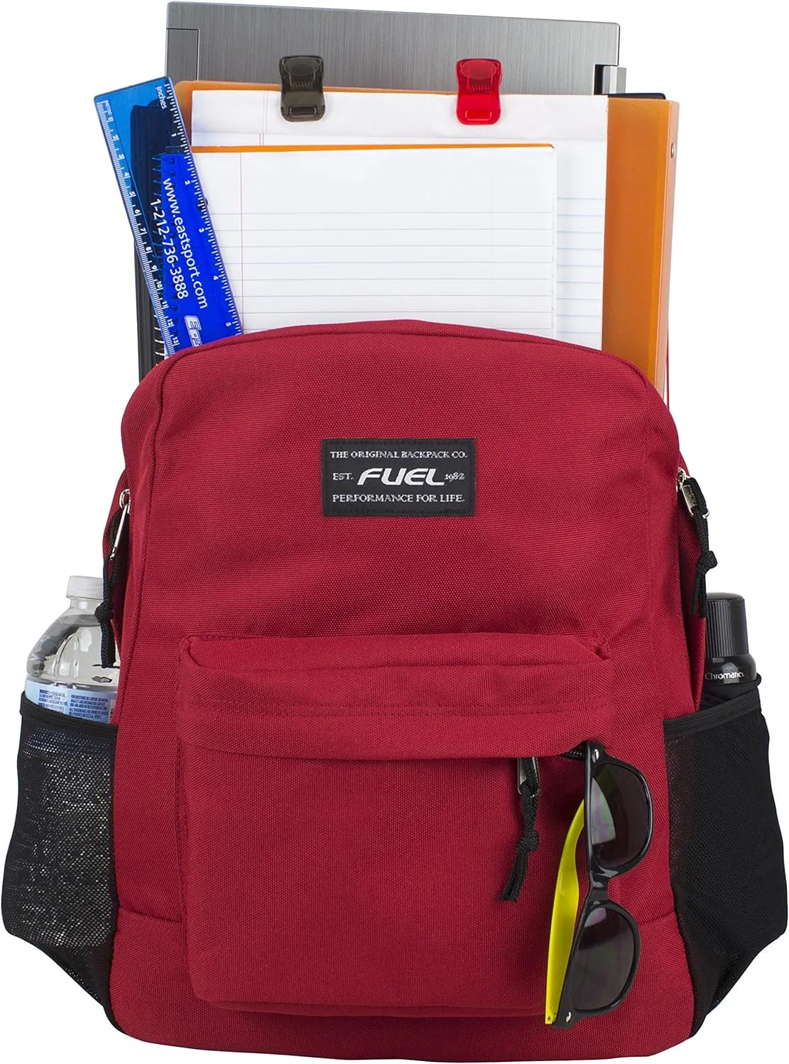 FUEL Legacy Everyday Classic Backpack, Red