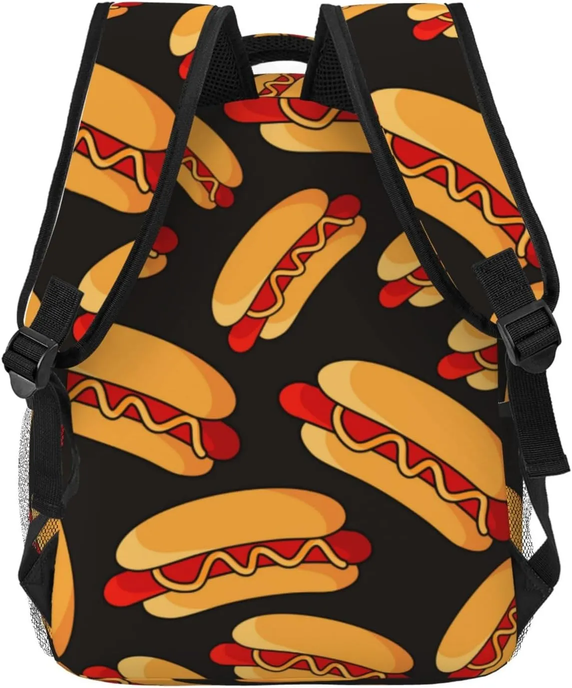 Fun Food Hotdog Hot Dogs Laptop Backpack Travel Backpacks Bookbag for Women & Men College Backpack Durable Daypack