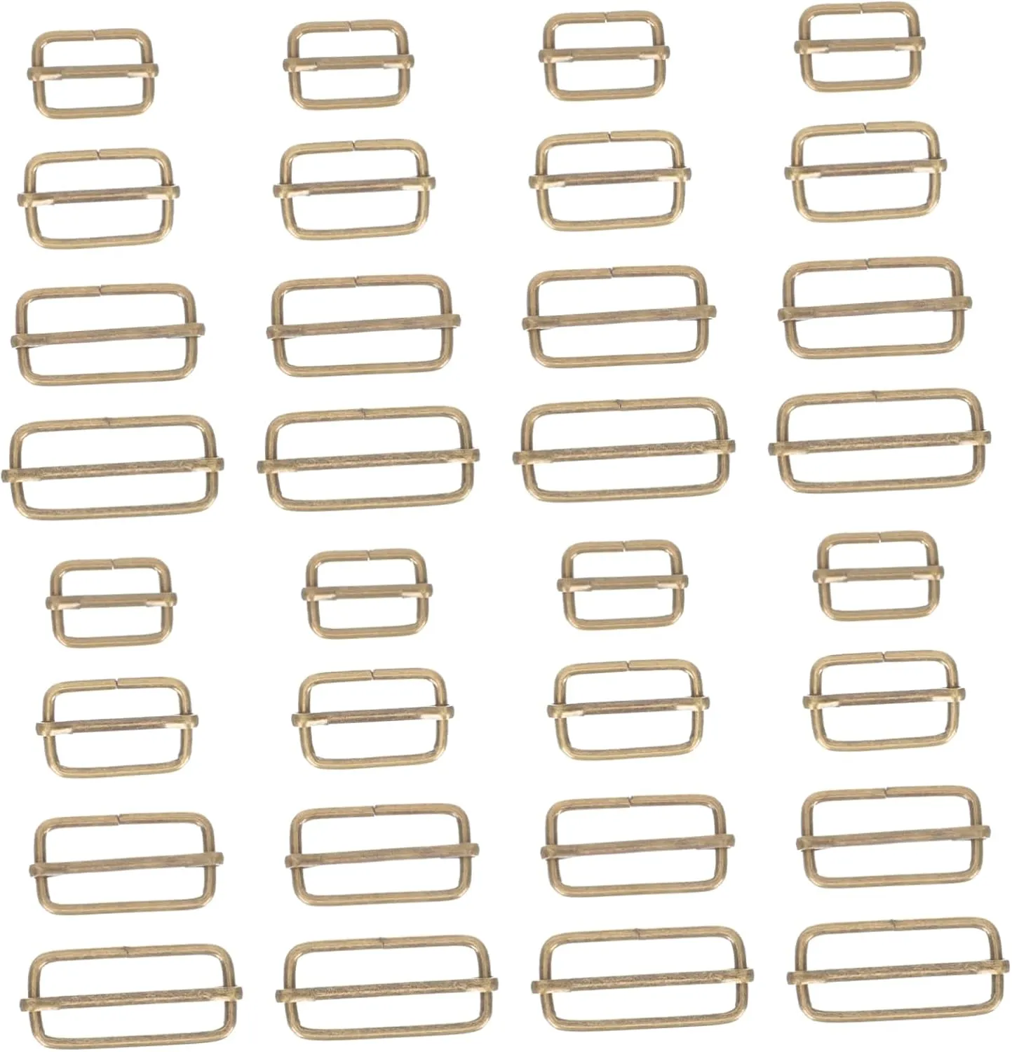 Gadpiparty 80pcs Bag Buckles for DIY Clothing Accessories Quick Release Adjustable Connectors for Handbags Suitcases and Straps Lightweight Durable Crafting Hardware