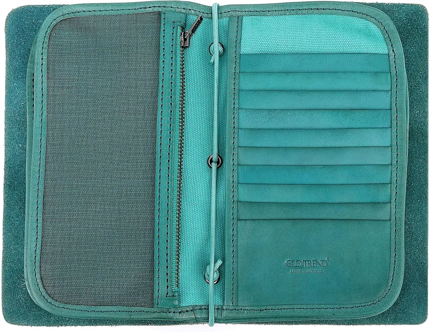 Genuine Leather Nomad Organizer Travel Wallet | Women's Wallet Clutch Passport Holder