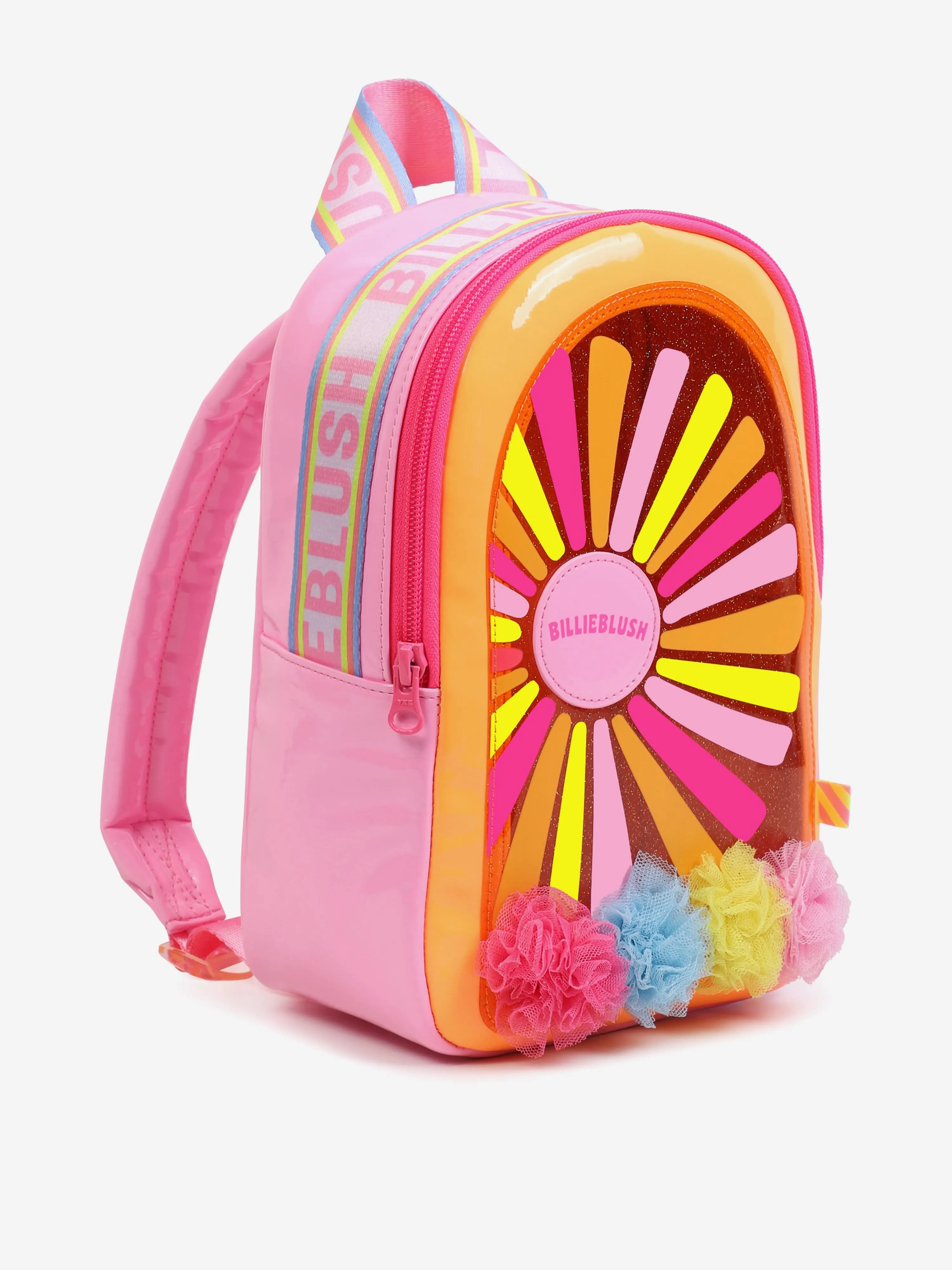 Girls Glitter Sun Backpack in Pink (27cm)
