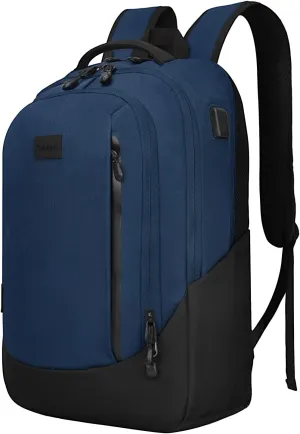 Goloni Multi-functional Travel Backpack, Large Capacity for Men Women Waterproof Business Work Bag, College Laptop Backpack with USB Charging Port, Suitable for 17-inch Computers