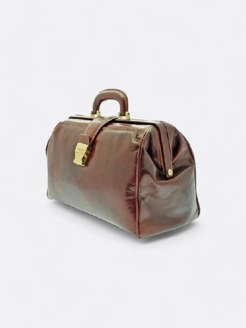 Hand-Dyed Cow Briefcase