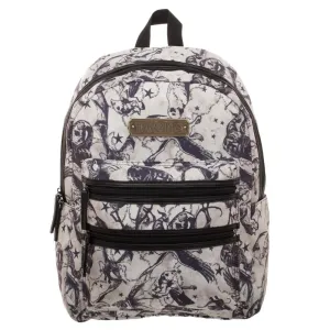 Harry Potter Beast Double Zip Backpack