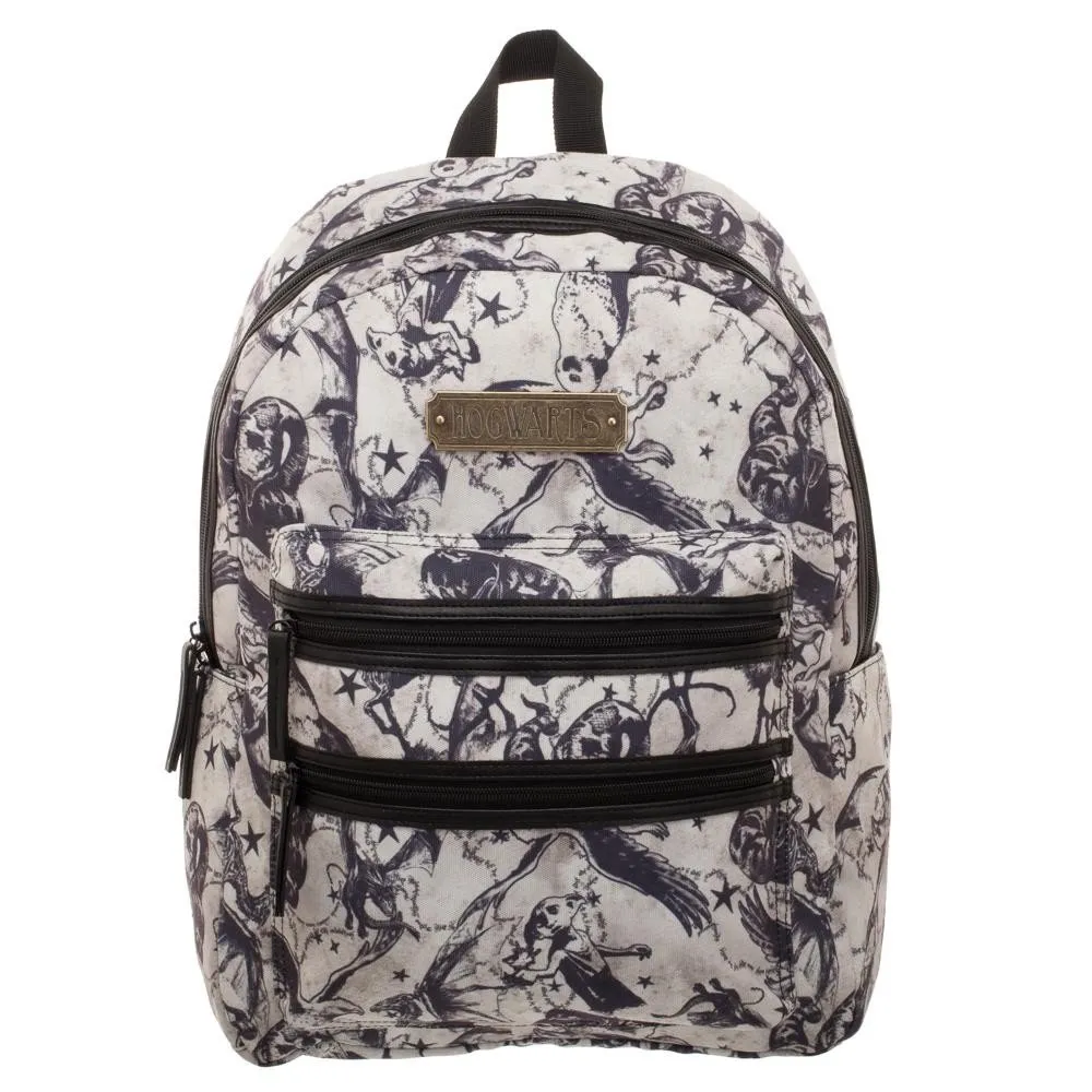 Harry Potter Beast Double Zip Backpack